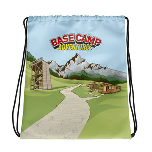 Base Camp Adventures Drawstring Bag